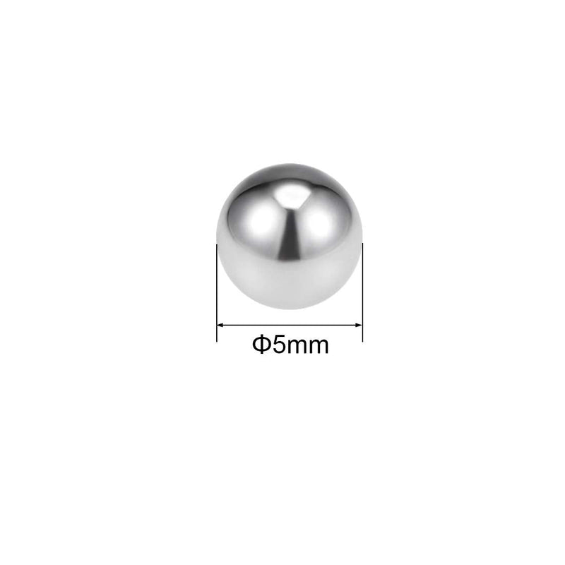 [Australia - AusPower] - uxcell 5mm Bearing Balls 304 Stainless Steel G100 Precision Balls 200pcs 