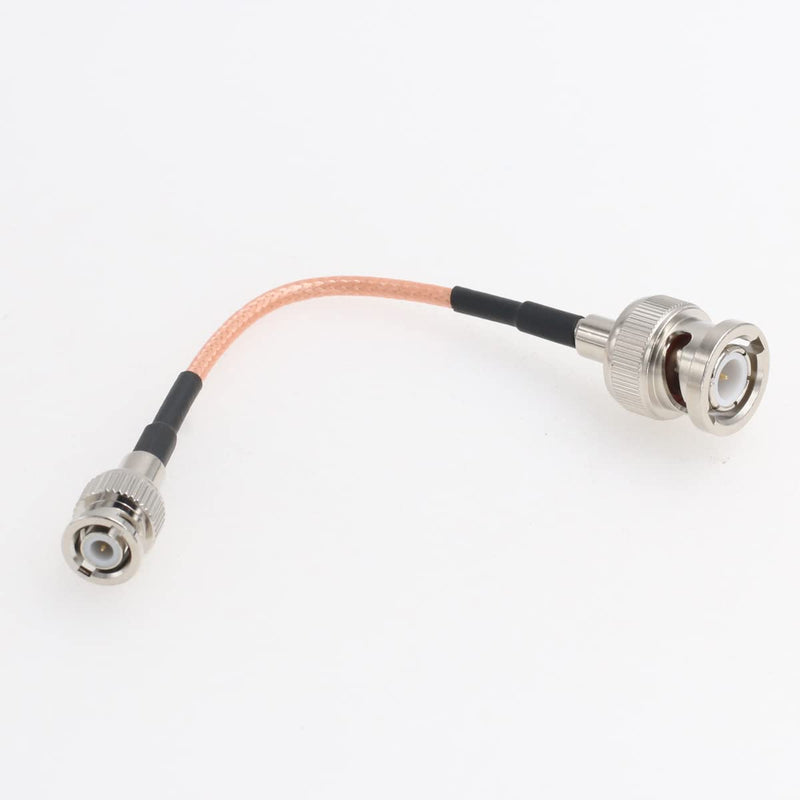 [Australia - AusPower] - Eonvic BNC to Mini BNC Male Straight Crimp RF Pigtail RG316 Cable 15cm 