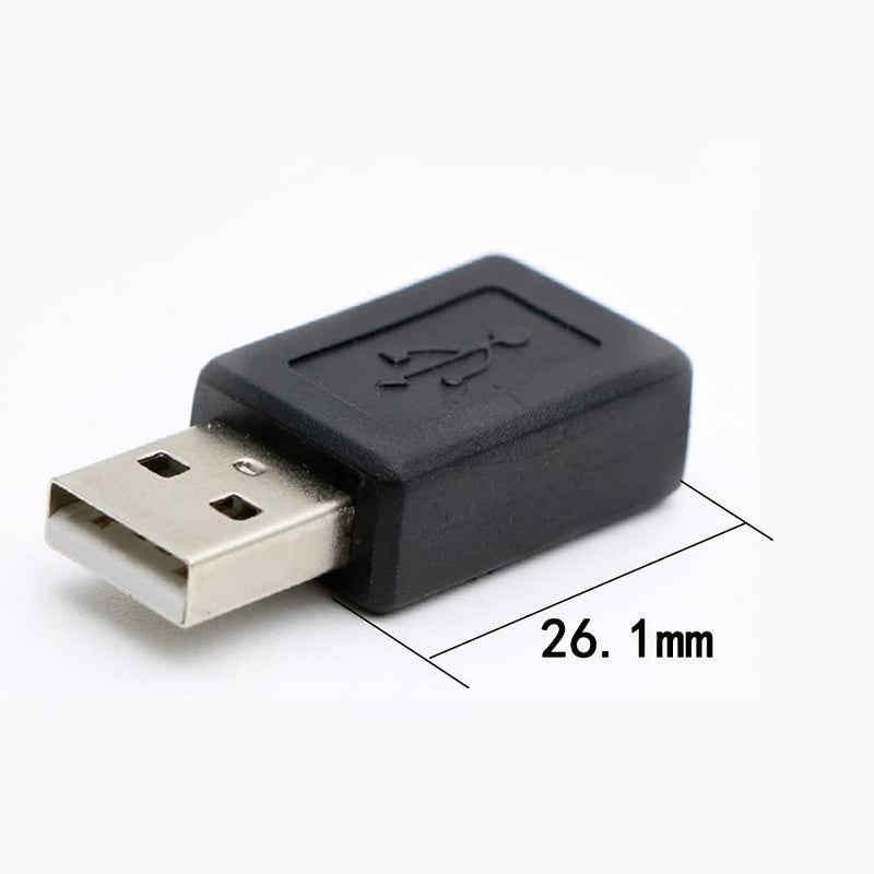 [Australia - AusPower] - 3 Pack USB 2.0 A Male to USB B Mini 5 Pin Female Adapter Converter 