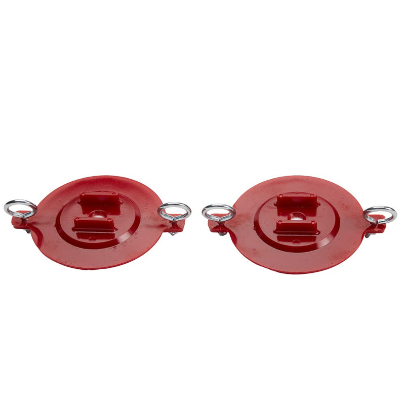 [Australia - AusPower] - 2 1/2" Plastic Breakable Fire Department Connection (FDC) Cap for Sprinkler and Standpipe Connections (2 Pack) 