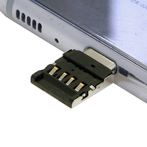 [Australia - AusPower] - Chenyang 5pcs/lot Ultra Mini Type-C USB-C to USB 2.0 OTG Adapter for Phone Tablet & Cable & Flash Disk Silver 