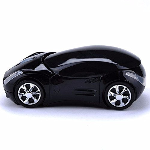 [Australia - AusPower] - WXG Wireless Mouse 3D Car Shape Mouse 2.4GHz USB Gaming Mouse with Receiver for PC Laptop Black 
