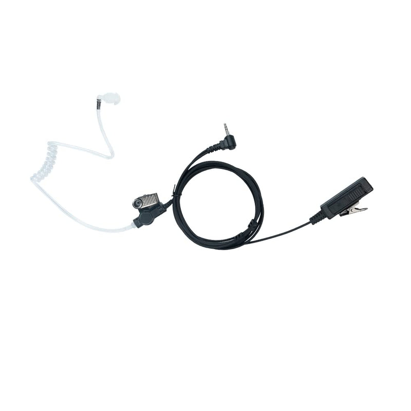 [Australia - AusPower] - BVMAG Walkie Talkie 2.5mm Earpiece,1 Pin Covert Acoustic Tube Headset with PTT Mic for Motorola Talkabout MH230R MR350R T200 T260 T600 T800 MT350R Two Way Radios 2 Wire PU Material,2 Pack 