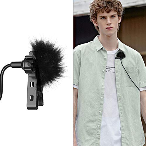 [Australia - AusPower] - Microphone Lapel Dead Cat Windscreen, ChromLives Lapel Mic Windscreen Muff, Furry Windscreen Dead Cat Outdoor Comaptible with Lavalier Microphones 5Pack Lapel Mic Cover 