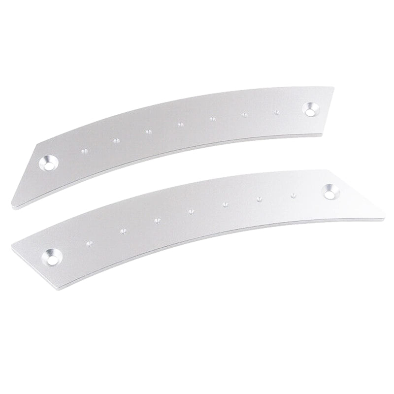 [Australia - AusPower] - Door Panel Pull Handle Set Compatible with Beetle 1998-2010 Aircraft Grade Aluminium Silver 2 Handles with 4 Screws 