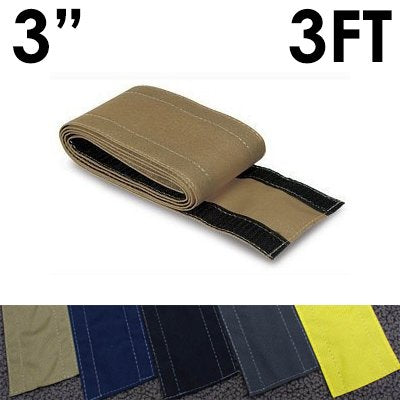 [Australia - AusPower] - Electriduct 3" SafCord Carpet Cord Cover Strip Secure and Hide Floor Cables and Wires - 3 Feet - Taupe | Works only on Commercial Carpet, Barber and Loop Style Rugs 3" Width x 3FT Length 