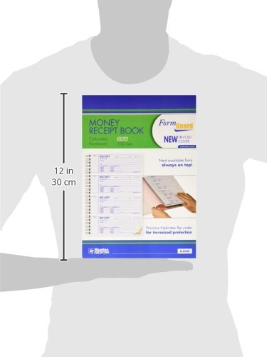 [Australia - AusPower] - Rediform Formguard Money Receipt Book, 2.75 x 7 Inch, 4x100 Receipts (8L808R) 