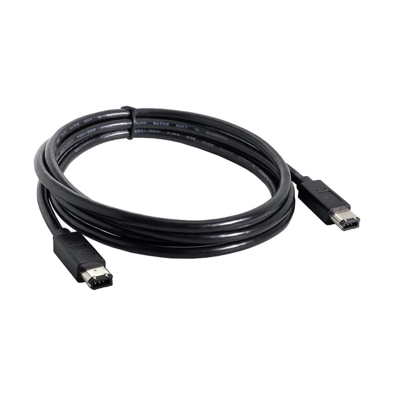 [Australia - AusPower] - NFHK 6 Pin to 6Pin FireWire 400 to FireWire 400 6-6 ilink Cable IEEE 1394 1.8m Black FW-016 