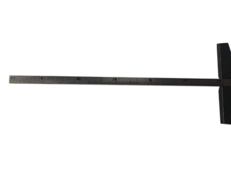 [Australia - AusPower] - Stainless Steel Ruler Engineer's Depth Gauge Metric & Imperial 6" + 12" Ruler (150mm + 300 mm) 