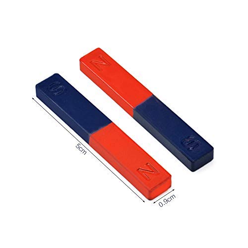[Australia - AusPower] - Educational Long Alnico Bar Magnet Small with North South Identified for Students Teachers Science Education 2Pcs 