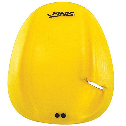 [Australia - AusPower] - FINIS Floating Agility Paddles Large for Swim Training, Yellow 