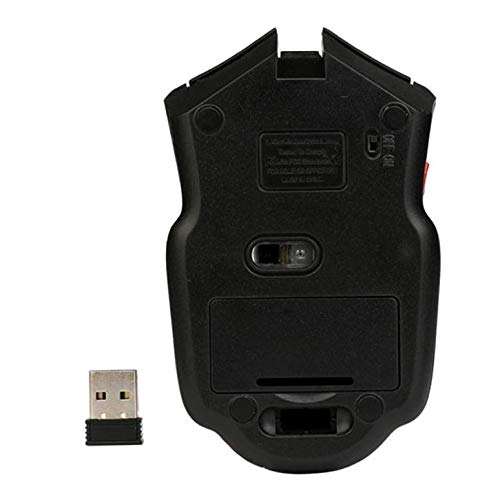 [Australia - AusPower] - New Wireless Mouse , 2.4g Portable Optical Office Mouse, Photoelectric Mouse with USB Receiver, 3 Adjustable DPI Notebook, PC, Laptop, Desktop 