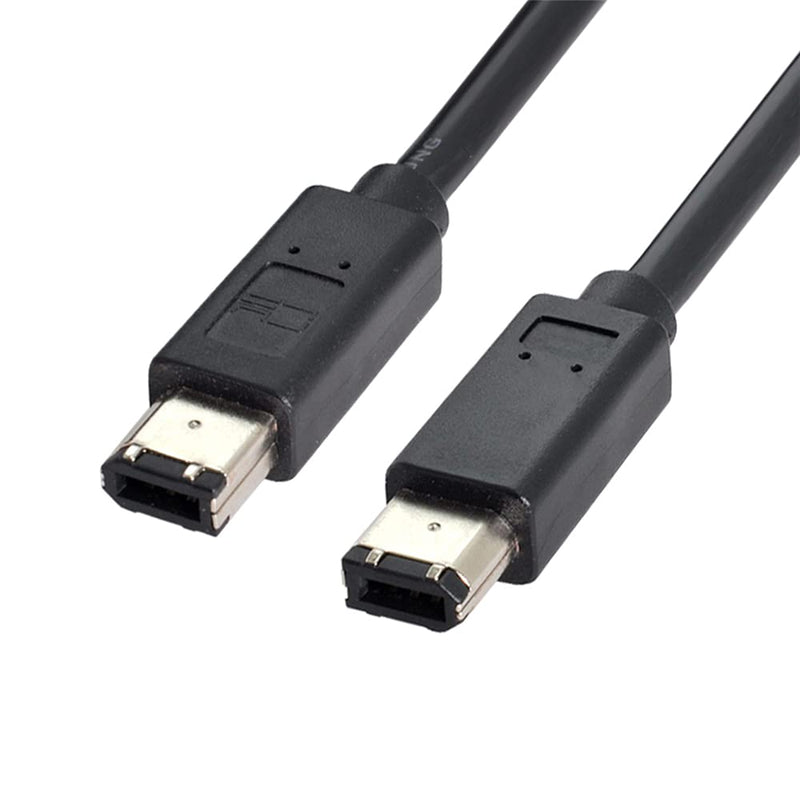 [Australia - AusPower] - NFHK 6 Pin to 6Pin FireWire 400 to FireWire 400 6-6 ilink Cable IEEE 1394 1.8m Black FW-016 