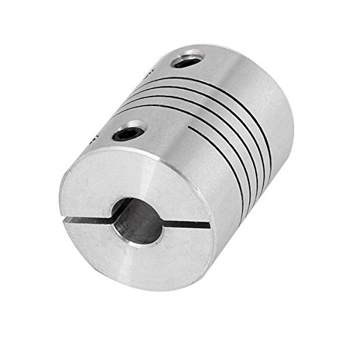 [Australia - AusPower] - 6.35x6.35mm CNC Flexible Coupling Motor Shaft Coupler 1/4" to 1/4" Shaft 