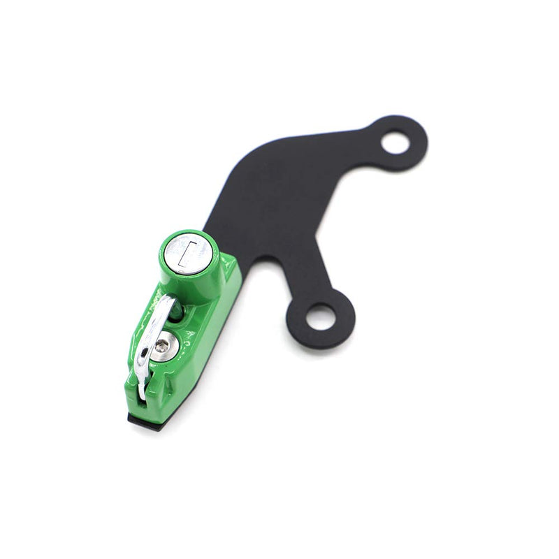 [Australia - AusPower] - GUAIMI Motorcycle Helmet Lock Anti-theft Helmets Security Lock Left Side for Kawasaki Z 650 Ninja 650 2017-2020-Green Standard Lock Green 