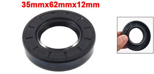 [Australia - AusPower] - uxcell 35x62x12mm TC PU Polyurethane Metric Double Lip Oil Shaft Seal 
