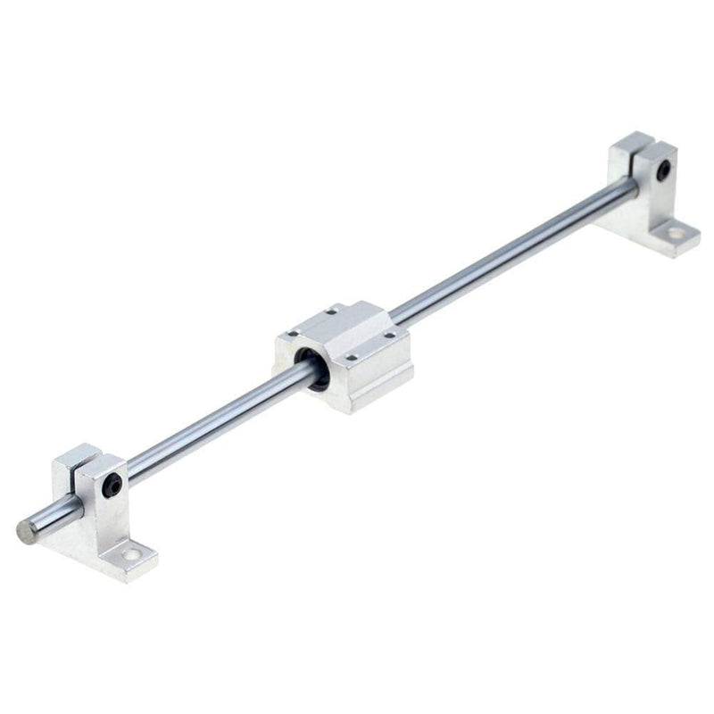 [Australia - AusPower] - Linear Motion Rods 2PCS 6mmx 400mm (0.236x15.748 inches) Case Hardened Chrome Plated Linear Motion Rod Shaft Guide for 3D Printer, DIY, CNC - Metric h8 Tolerance 400mm length Diameter 6mm 