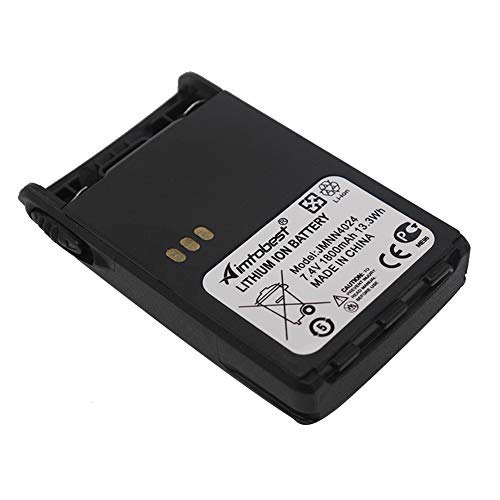 [Australia - AusPower] - JMNN4023 JMNN4024 1800mAh Li-ion Battery Compatible for Motorola PRO5150 Elite PRO7150 Elite EX500 EX560 EX560XLS EX600 EX600XLS GL2000 GP328 Plus GP338 Plus PTX700 Plus PTX760 Plus Two Way Radio 