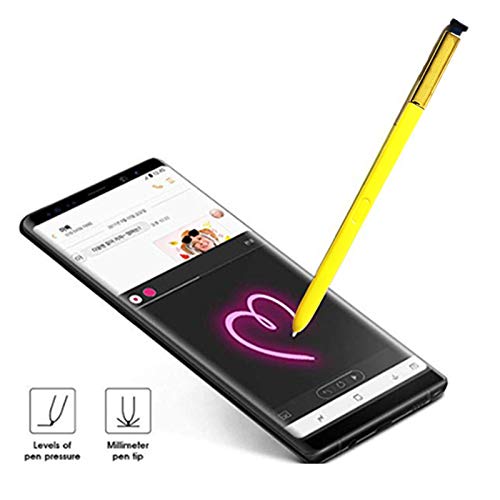 [Australia - AusPower] - Stylus S-Pen for Samsung Galaxy Note9 , Touch S Pen Stylus Replacement for Galaxy Note 9 (Without Bluetooth) (Yellow) 