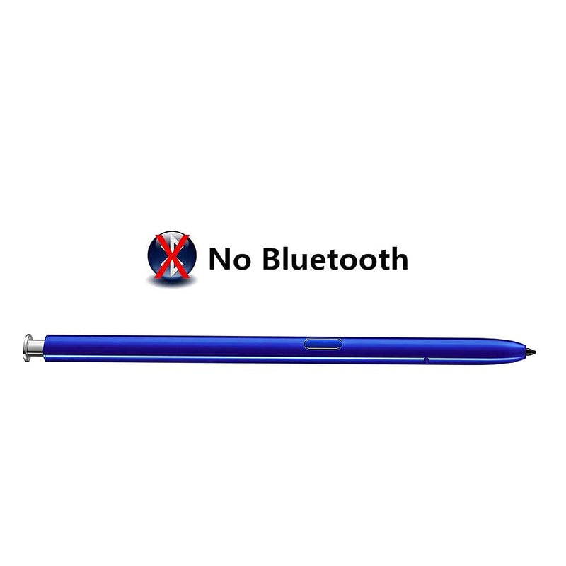 [Australia - AusPower] - 2 PCS Note 10 Pen Replacement for Galaxy Note 10 Note10 Plus Note 10+ 5G Stylus Pen Touch S Pen (Without Bluetooth) + Type-C Adapter and Tips / Nibs (Silver) Silver 