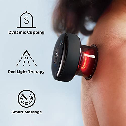 [Australia - AusPower] - SUPERLIT Electronic Ancient Chinese Cupping Therapy | Help with Pain Inflammation Blood Flow Relaxation and Well Being | Deep Tissue Massage | Great for Athletics 