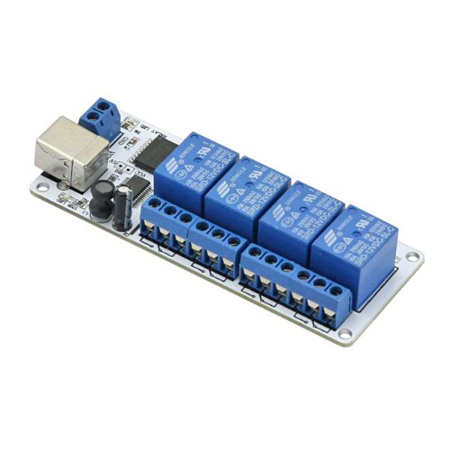 [Australia - AusPower] - SainSmart USB 4 Channel DC 12V Relay Module Automation for Arduino Raspberry Pi DSP AVR PIC ARM 