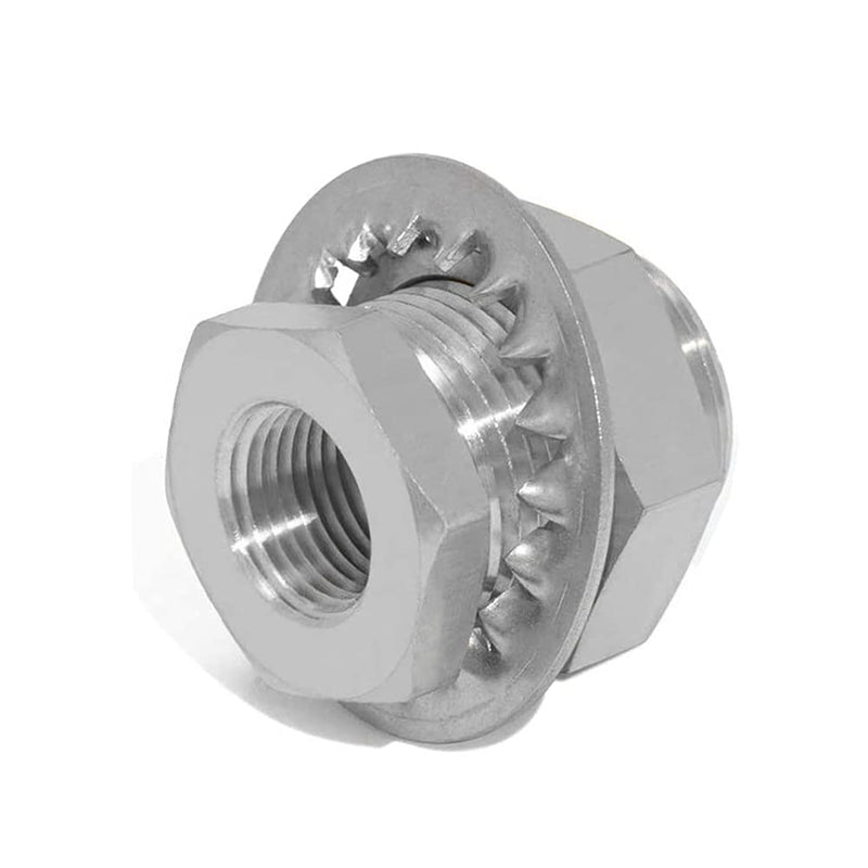 [Australia - AusPower] - Beduan 1/4" NPT Stainless Steel Female Bulkhead Coupler Thru-bulk Pipe Fitting (Full Female Thread) 1/4“ NPT Female(Full Threaded) Pack of 1 