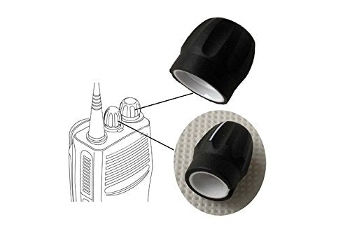 [Australia - AusPower] - FANVERIM Chunky Volume knob + Channel selector knob Compatible with Motorola radios HT750 HT1250 EP350 EP450 EX500 EX600 GP340 GP360 PG380 