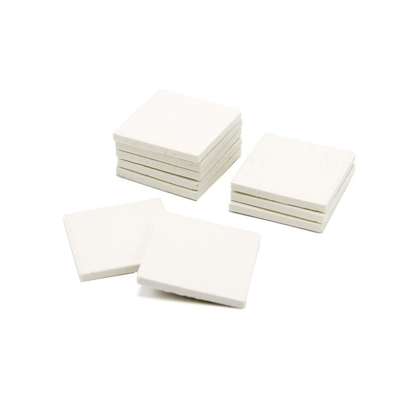 [Australia - AusPower] - hand2mind White Streak Plates, Geology Tools, Streak Plates for Minerals, Mineral Test Kit for Geology, Lab Equipment, Science Supplies, School Lab Supplies, Teacher Supplies (Pack of 10) 