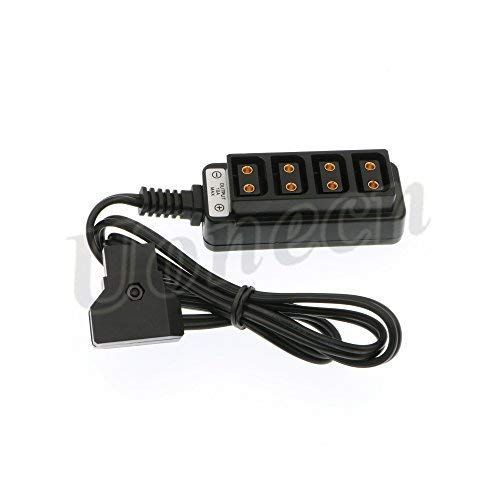 [Australia - AusPower] - Uonecn Photography Power Cable 4 Port D-Tap Female to D-tap B-Type Male for Anton Bauer V-Mount Battery 