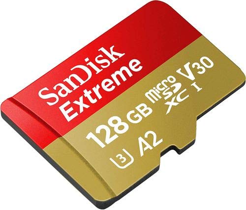 [Australia - AusPower] - SanDisk 128GB Micro Extreme Memory Card for Samsung Phone Works with Galaxy S20, S20+, S20 Ultra, S20 Fan Edition (SDSQXA1-128G-GN6MN) Bundle with (1) Everything But Stromboli SD & MicroSD Card Reader 