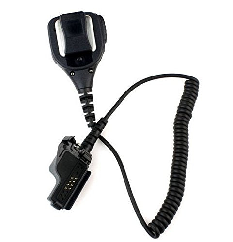 [Australia - AusPower] - Lapel Shoulder Mic Heavy Speake Mic Compatible with Motorola Radio XTS1500 XTS2500 XTS3000 XTS3500 XTS5000 XTS5000r JT1000 HT1000 MTS2000 MTX9000 MTX960 GP9000 GP900 GP1200 Two Way Radio 