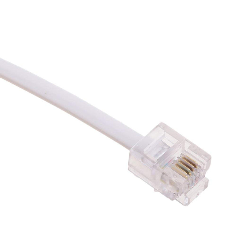 [Australia - AusPower] - Telephone Splitters,RJ11 6P4C Duplex Wall Jack Adapter Dual Phone Line Splitter Wall Jack Plug 1 to 2 Modular Converter Adapter for Office Home ADSL DSL Fax Model Cordless Phone (Two Way-3 Pack-S) Two Way-3 Pack-S 