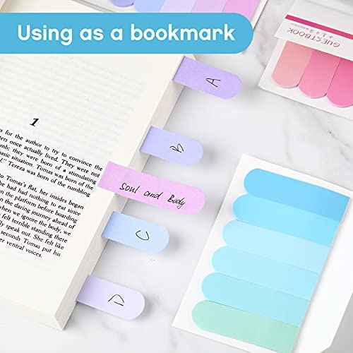 [Australia - AusPower] - Sticky Index Tabs 3 Inch Writable and Adhesive Page Tabs Document Page Marker Rainbow Colored Book Tabs and Flags for Annotating Books Classify Files (16 Sets) 16 