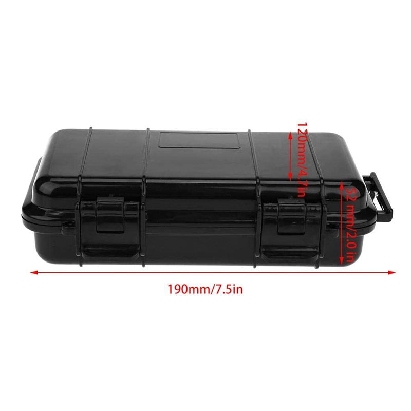[Australia - AusPower] - Eboxer 3 Sizes Protective Waterproof Case, Outdoor Shockproof Storage Case, with Sponge, for Loading Smartphone Hard Drive, and Other Small Electronic Devices B 7.5x4.7x2.0in 