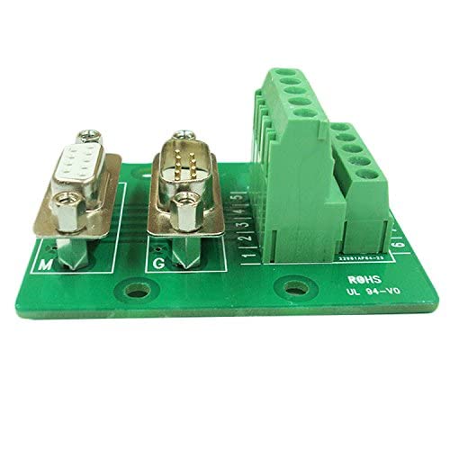 [Australia - AusPower] - Avanexpress DB9 Breakout Connector RS232 Serial 9 Pin Connector Db9 Terminal (Male and Female Adapter) 
