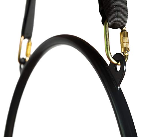 runner deer Black Spanset Round Slings for Aerial Lyra Hoop Rig Aerial ...