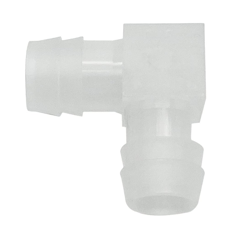 [Australia - AusPower] - Metaland 3/8" Hose Barb Elbow Plastic 90 Degree L Right Angle Barbed Fitting (Pack of 6) 3/8"(Pack of 6) 