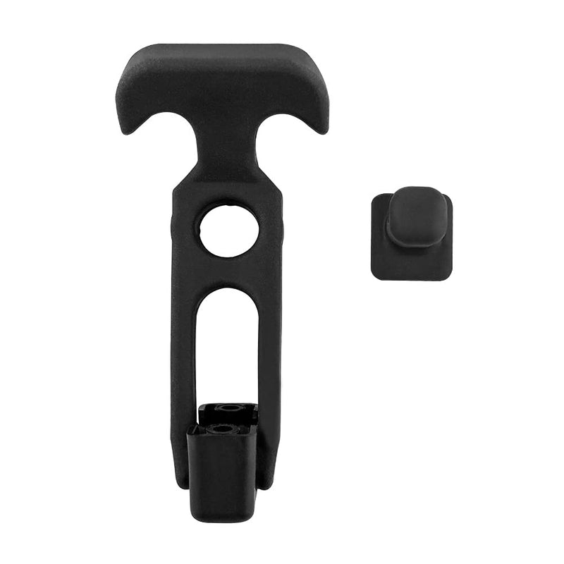 [Australia - AusPower] - QWORK T-Handle Draw Latches, 2 PCS Rubber Flexible Latch for Tool Box and Off-Road Vehicles 2 PACK 