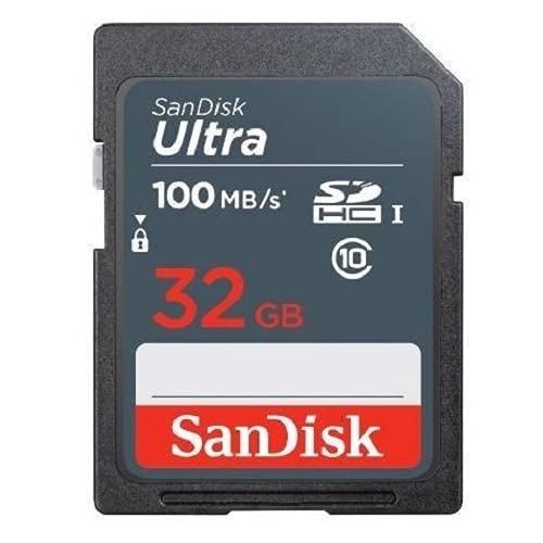 [Australia - AusPower] - SanDisk 32GB Ultra SD Memory Card 5 Pack SDHC UHS-I Class 10 (SDSDUNR-032G-GN3IN) Bundle with 5 SD Card Cases & 1 Everything But Stromboli Card Reader 