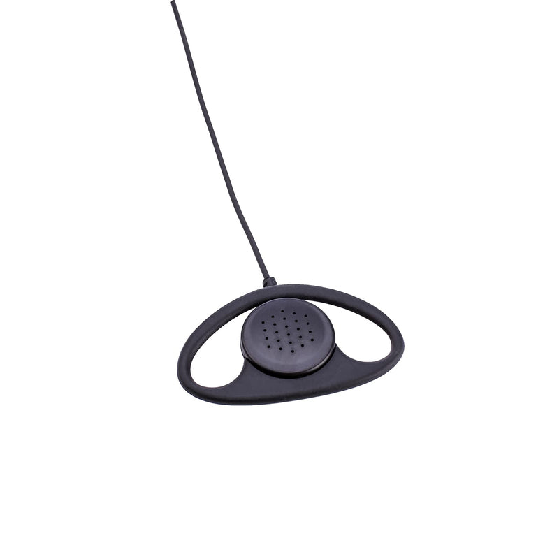 [Australia - AusPower] - POFENAL Single-Wire Walkie Talkie Earpiece Compatible for Motorola CLS1410 CP200 GP2000 XU1100 PRO1150 MU12 Radio with PTT Mic D Shaped Headset (Extensible Wire) 