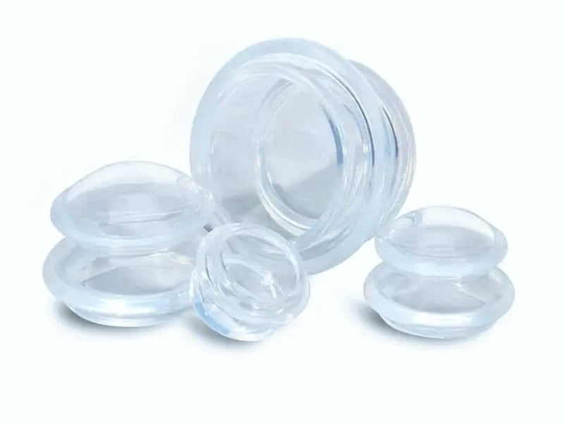 [Australia - AusPower] - Acucups Silicone Therapy Cupping 4 Piece Set 
