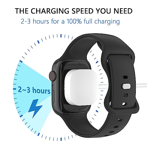 [Australia - AusPower] - Watch Charger Compatible with Apple Watch Charger, Upgraded Magnetic Fast Charging Cable for iWatch Series 8 7 6 SE SE2 5 4 3 2 1 / 45mm 44mm 42mm 41mm 40mm 38mm (3.3FT) USB 