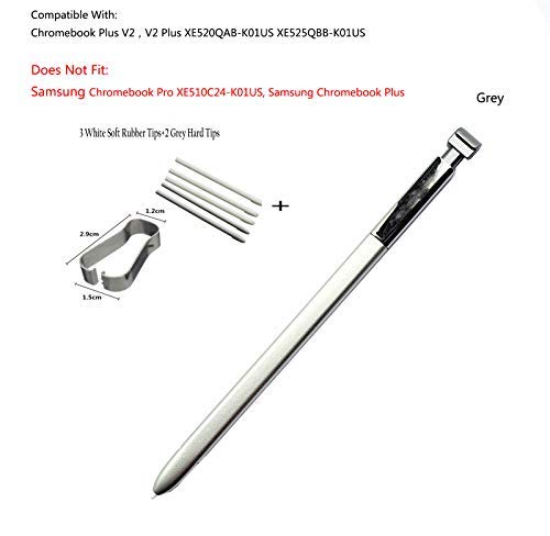 [Australia - AusPower] - Dadawireless Replacement S Pen Stylus Touch Pen for Samsung Chromebook V2,V2 Plus XE520QAB-K01US XE525QBB-K01US +Replacement Tips/Nibs -Black Chromebook Plus V2-Black 
