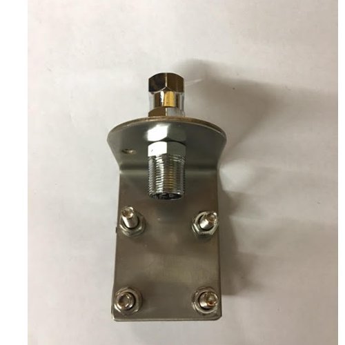 [Australia - AusPower] - Pro Trucker Stainless Steel Single Groove Mirror Mount with SO-239 Stud Mount 