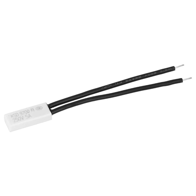 [Australia - AusPower] - 10pcs KSD9700 Normally Open Temperature Control Switch Thermal Protector Plastic Probe detector KSD9700 Temperature Temp Control Module Switch(45℃),Control Switch 45℃ 