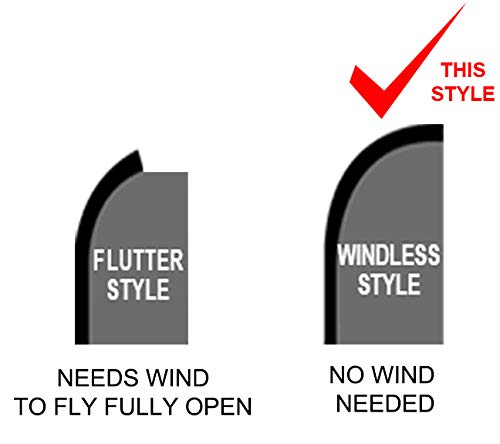 [Australia - AusPower] - Star Certified SMOG Check Station - Windless Swooper Flag Feather Banner Sign 2.5x11.5 ft Tall (Flag Only) rbb 