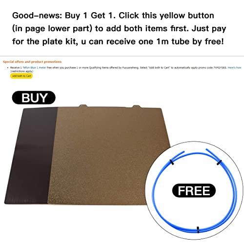 [Australia - AusPower] - FYSETC 3D Printing Build Surface Double Sided Textured Pei Spring Powder Coated Steel Sheet Flexiable Build Plate 300 x 300mm for 3D Printer TAZ 6 