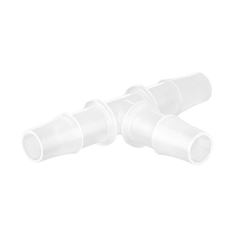 [Australia - AusPower] - Quickun 1/4" Hose Barb Fitting Equal Barbed T Shaped Tee Type 3 Way Plastic Joint Splicer Mender Union Adapter for Air Line Tube Hose (Pack of 5) 1/4 inch 5 Pcs 