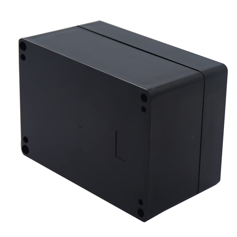 [Australia - AusPower] - Otdorpatio Project Box IP65 Waterproof Junction Box ABS Plastic Black Electrical Boxes DIY Electronic Project Case Power Enclosure 6.3x4.33x3.54 inch (160x110x90 mm) 6.3"x4.33"x3.54" 